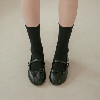 Rosér Mary Jane Ballet Flat Shoes 1cm