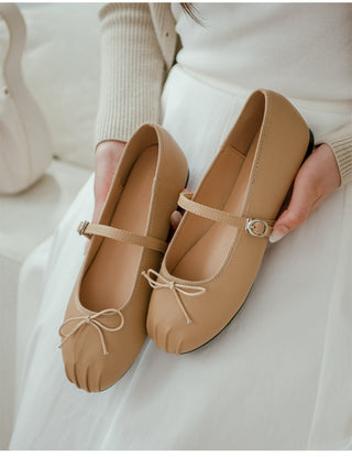 Rosér Mary Jane Ballet Flat Shoes 1cm