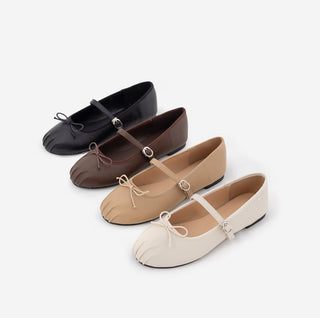 Rosér Mary Jane Ballet Flat Shoes 1cm