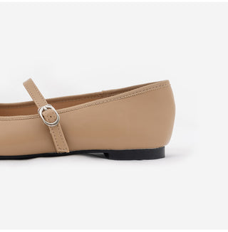 Rosér Mary Jane Ballet Flat Shoes 1cm