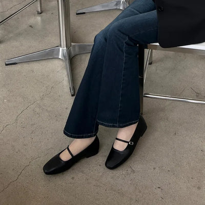 Molly Mary Jane Flat Shoes 1cm