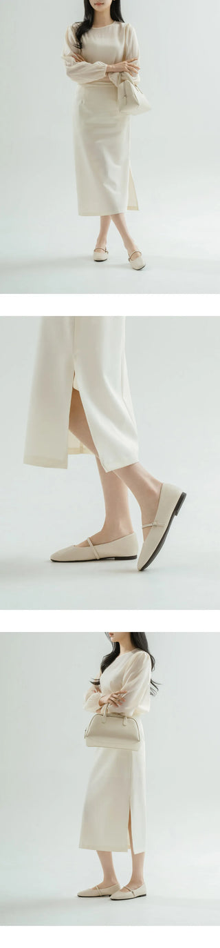 Molly Mary Jane Flat Shoes 1cm