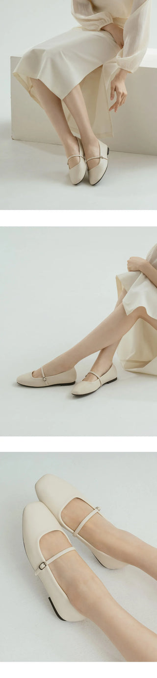 Molly Mary Jane Flat Shoes 1cm