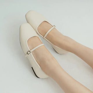 Molly Mary Jane Flat Shoes 1cm