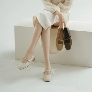 Molly Mary Jane Flat Shoes 1cm
