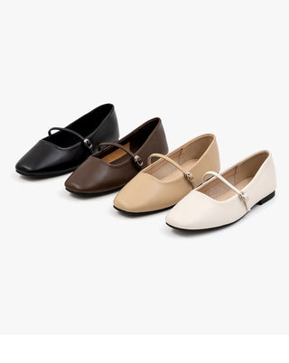 Molly Mary Jane Flat Shoes 1cm