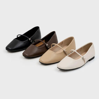 Molly Mary Jane Flat Shoes 1cm