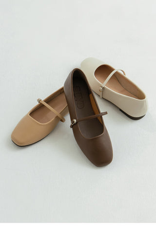 Molly Mary Jane Flat Shoes 1cm