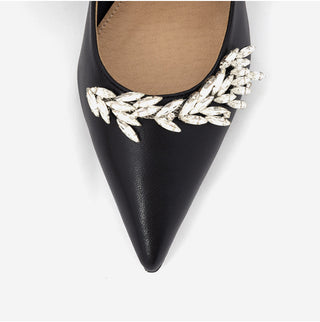 Ruzelly Cubic Cowhide Basic Pumps 6cm