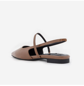 Veind Stiletto Mary Jane Slingback Flat Shoes 1cm