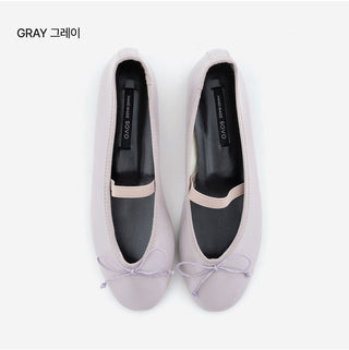 Monzure Ribbon Mary Jane Flat Shoes 1cm