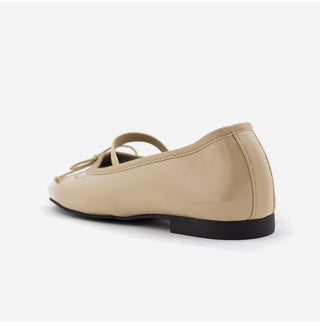 Monzure Ribbon Mary Jane Flat Shoes 1cm