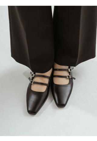 Frampt Double Strap Flats 2cm