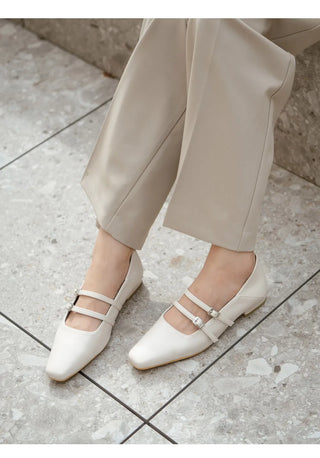 Frampt Double Strap Flats 2cm