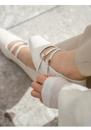 Frampt Double Strap Flats 2cm
