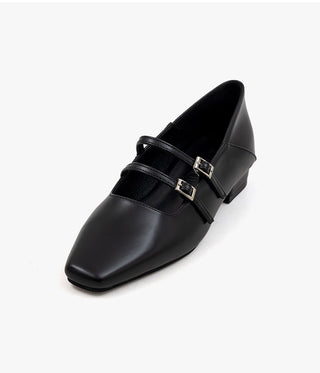 Frampt Double Strap Flats 2cm