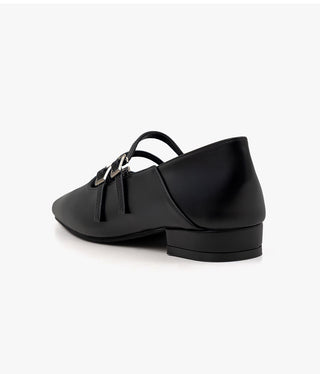 Frampt Double Strap Flats 2cm