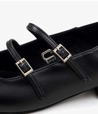 Frampt Double Strap Flats 2cm