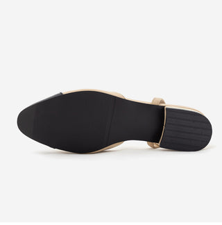 Clippin Cap-toe Combination Flats 2cm Slingback