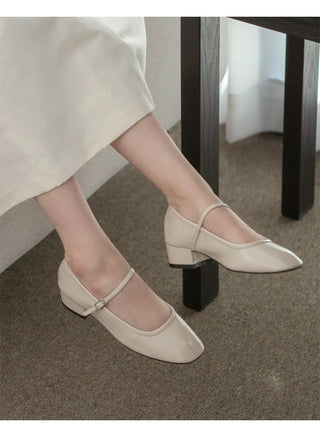 Softener Mary Jane Basic Pumps 4cm