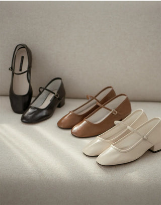 Softener Mary Jane Basic Pumps 4cm