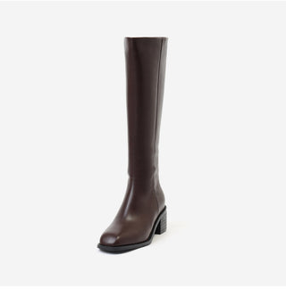 BEST  Boot Width++SIZE Le Ar Square Basic Long Boots 5cm