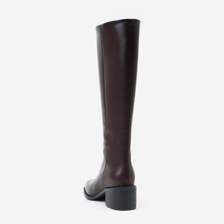BEST  Boot Width++SIZE Le Ar Square Basic Long Boots 5cm