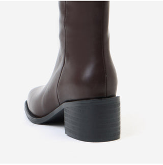 BEST  Boot Width++SIZE Le Ar Square Basic Long Boots 5cm