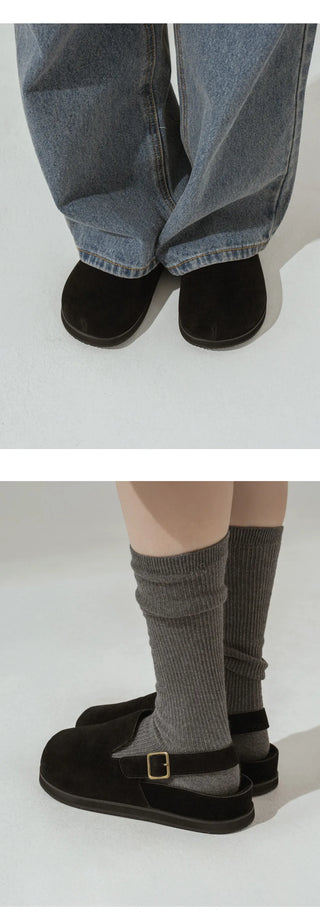 Covent Suede Flats 4cm Slingback