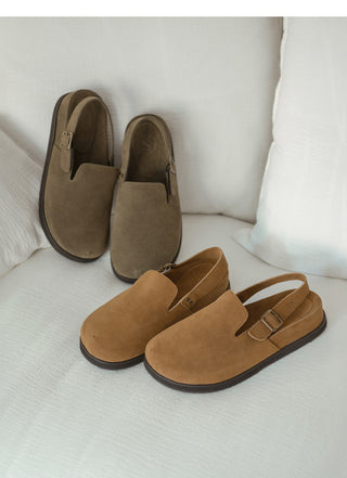 Covent Suede Flats 4cm Slingback