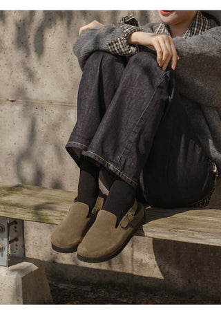 Covent Suede Flats 4cm Slingback