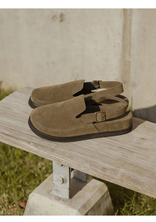 Covent Suede Flats 4cm Slingback
