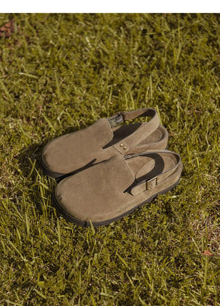 Covent Suede Flats 4cm Slingback
