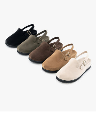Covent Suede Flats 4cm Slingback