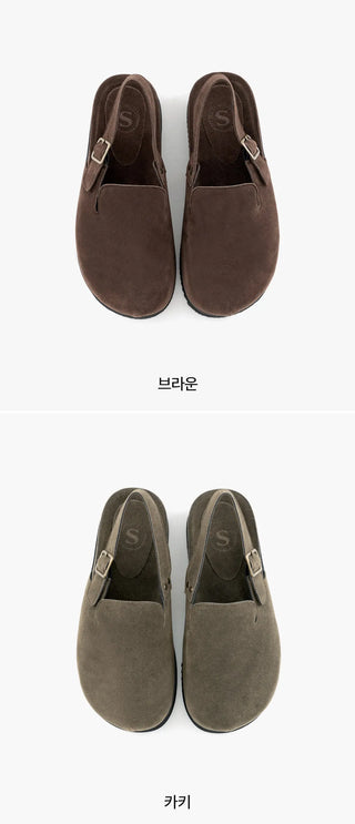 Covent Suede Flats 4cm Slingback