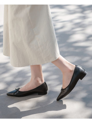 Pisa stiletto ribbon flat shoes 2cm