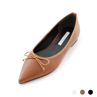 Pisa stiletto ribbon flat shoes 2cm