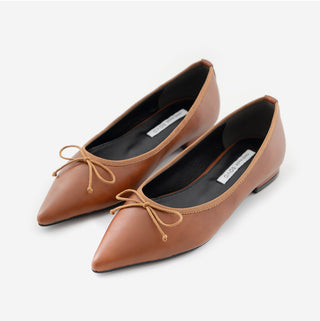 Pisa stiletto ribbon flat shoes 2cm