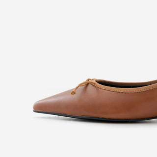 Pisa stiletto ribbon flat shoes 2cm