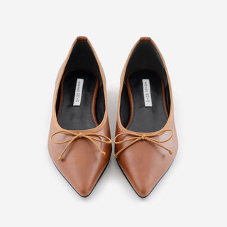 Pisa stiletto ribbon flat shoes 2cm