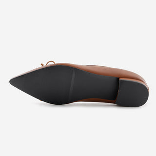 Pisa stiletto ribbon flat shoes 2cm