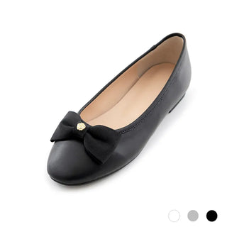 Lentic Ribbon Basic Flat Shoes 1cm