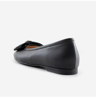 Lentic Ribbon Basic Flat Shoes 1cm