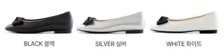 Lentic Ribbon Basic Flat Shoes 1cm