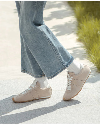 Elan cowhide sneakers 1cm
