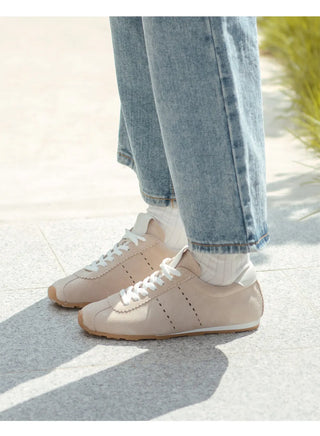 Elan cowhide sneakers 1cm