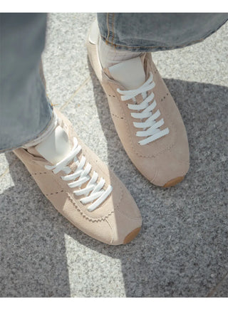 Elan cowhide sneakers 1cm