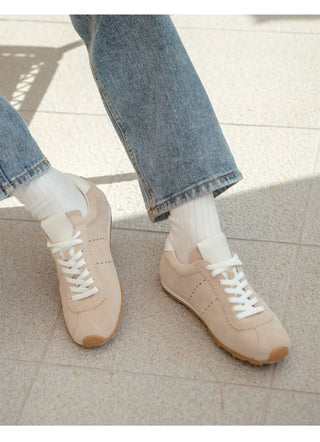 Elan cowhide sneakers 1cm