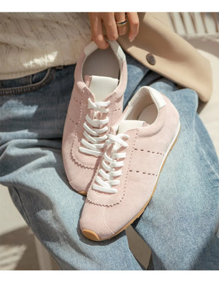 Elan cowhide sneakers 1cm