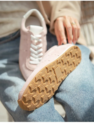 Elan cowhide sneakers 1cm